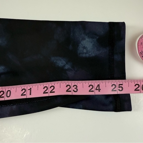 Old Navy Active Leggings Womens Large Blue Pattern Go Dry Extra High Rise - Picture 8 of 8